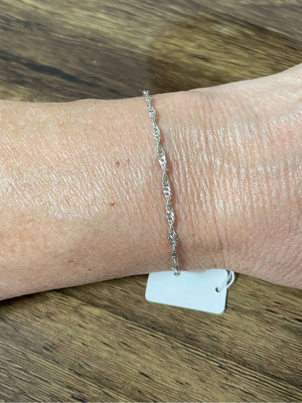 Sterling Silver Twisted Rope Bracelet